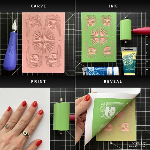 Buy now Speedball Water-Soluble Block Printing Ink Set ƒ?? 4 Bold Colors With Satiny Finish - 1.25 FL OZ Tubes at indiglob india