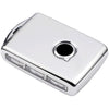 Key Fob Cover for Volvo Soft TPU Smart Key Case Holder Fits for 2017-2021 Volvo XC40 XC60 XC90 S90 V90 - Silver