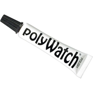 Polywatch Plastic Watch Crystal Scratch Remover String Buff Soft Polisher and Polishing Cloth