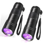 Buy now SEVENKA Black Light Flashlight, 2 Pack 12 LED UV Blacklight Flashlight, 395nm Handheld Mini Torch Light, Professional Urine Detector for Dog Pet Urine Stains, Bed Bugs and Scorpions. at indiglob india