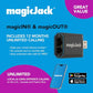 Buy now magicJack VOIP Phone Adapter - Unlimited Calls to US & Canada, No Monthly Bill, Portable Internet Phone with App, magicIN™ & magicOUT™ Service at indiglob india