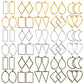 Buy now Shynek 60Pcs Hollow Frame Pendants - Resin Craft Bezels Jewelry Molds for Necklaces and Earrings Making Supplies at indiglob india