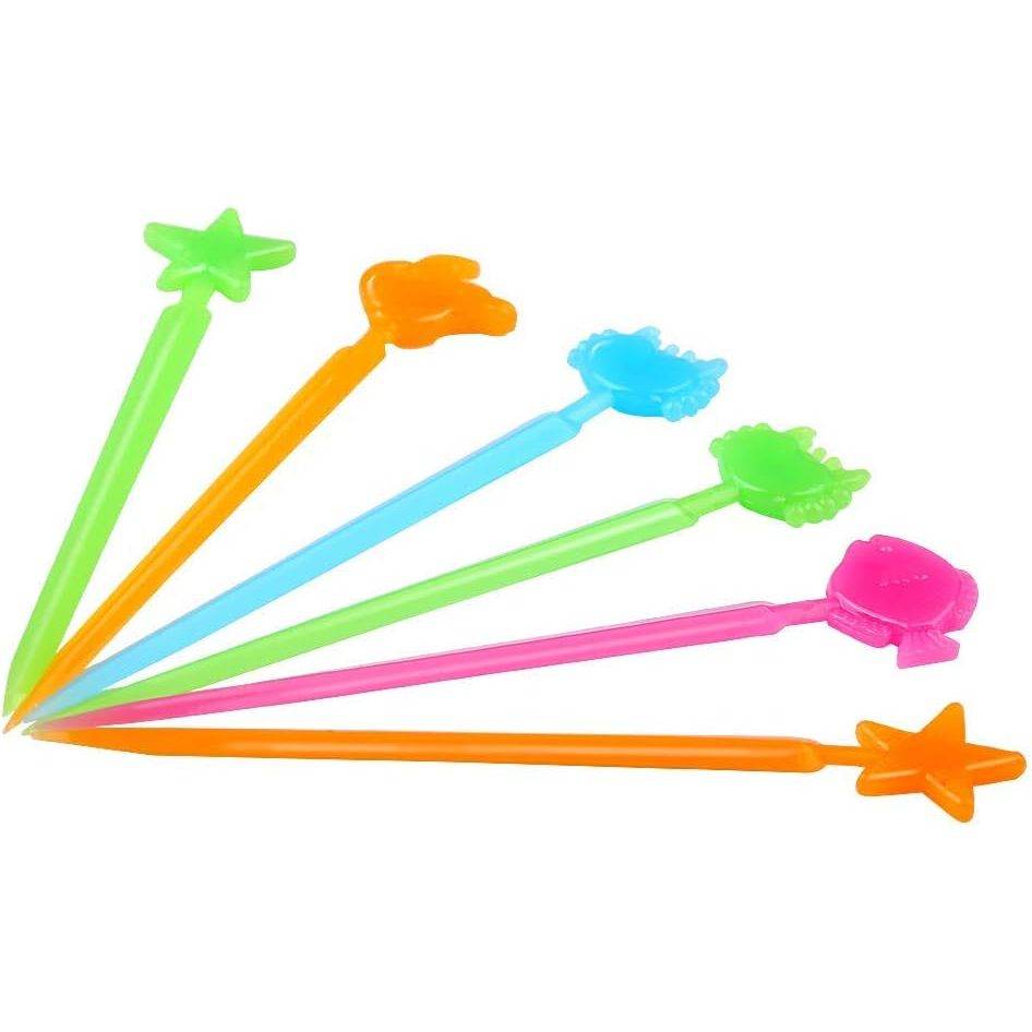 156PCS Animal Food Picks for Kids Bento Box Accessories, FATLODA Fun Kid Food Picks, Cute Fruit Toothpicks for Kids Lunch Accessories, Reusable Lunchbox Pick for Kid Toddler - My Store