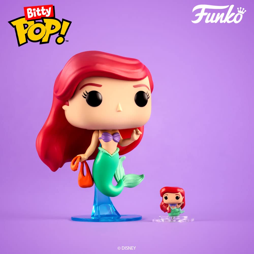Buy now Funko Bitty Pop Disney Princesses - Cinderella, Snow White, Aurora and A Surprise Mystery Mini Figure - 0.9 Inch (2.2 Cm) Collectable - Stackable Display Shelf Included - Gift Idea at indiglob india