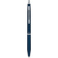 PILOT Acroball 1000 Ultra-Premium Refillable & Retractable Ball Point Pen, Navy Barrel, Fine Point, Black Ink, Single Pen (13653)
