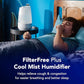 Buy now Vicks FilterFree Plus Cool Mist Plus Humidifier (VUL565), Medium Room ƒ??Filter-Free Cool Mist Humidifier for Baby, Kids and Adult Rooms, Works with Vicks VapoPads at indiglob india