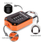Buy now Gym Locker Lock - 4 Digit, Heavy Duty, Hardened Stainless Steel, Weatherproof and Outdoor Combination Padlock - Easy to Read Numbers - Resettable and Cut Proof Combo Code - 1 Pack Orange at indiglob india