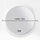 15X Magnifying Mirror - with 3 Mounting Suction Cups - Used for Precise Makeup - Eyebrows/Tweezing - Blackhead/Blemish Removal - Bathroom/Travel Makeup Mirror - 6 Inch Round (Rose Gold)