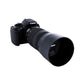 Buy now JJC Reversible Lens Hood Shade for Canon EF 70-300mm f/4-5.6 is II USM Replaces Canon Lens Hood ET-74B, with Button to Lock or Release at indiglob india