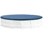 Buy now INTEX 28031E Pool Cover: For 12ft Round Metal Frame Pools – Includes Rope Tie – Drain Holes – 10in Overhang – Snug Fit 10' (Round) Pool Cover at indiglob india