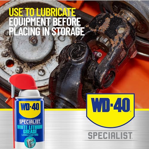 Buy now WD-40 Specialist White Lithium Grease Spray with Smart Straw Sprays 2 Ways, 10 OZ [6-Pack] & Specialist Penetrant with Smart Straw Sprays 2 Ways, 11 OZ at indiglob india