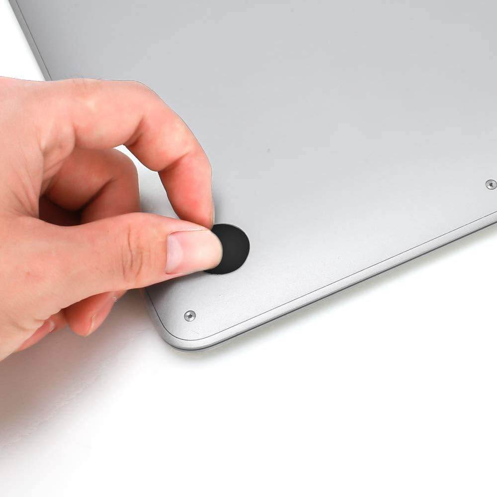 1 OASISGUEST 8 Pcs Laptop Rubber Feet (0.7 inch Diameter), Non-Slip Replacement Bottom Feet for MacBook Pro/Air Case - My Store