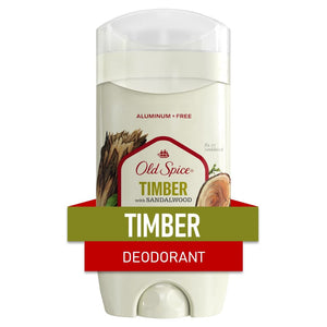 Old Spice Fresher Collection Invisible Solid Men's Deodorant, Timber, 3 Ounce (Package may vary)