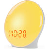 Wake Up Light Sunrise Alarm Clock for Kids, Heavy Sleepers, Bedroom, with Sunrise Simulation, Sleep Aid, Dual Alarms, FM Radio, Snooze, Nightlight, Daylight, 7 Colors, 7 Natural Sounds, Ideal for Gift - White