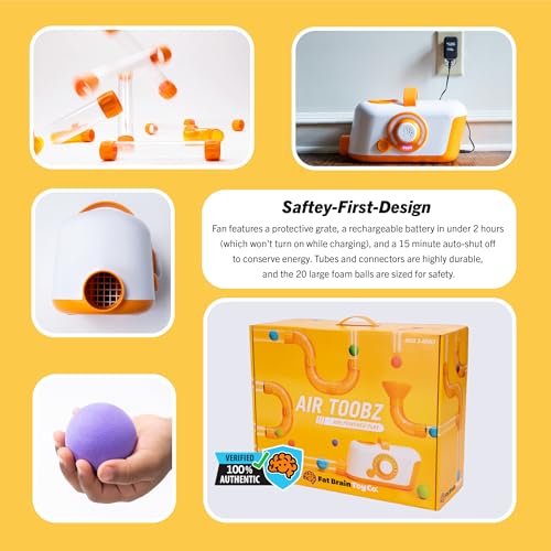Buy now Fat Brain Toys The Original Air Toobz, Air-Powered STEM Building Toys for Kids & Teens, Kids Building Toys, STEM Toys for 3+ Year Old at indiglob india