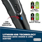 Buy now Wahl Aqua Blade?? Rechargeable Wet/Dry Lithium-Ion Deluxe Beard Trimmer for Men - Interchangeable Heads for Detailing, Hair, Mustache and Body Grooming - Model 9899-100 at indiglob india