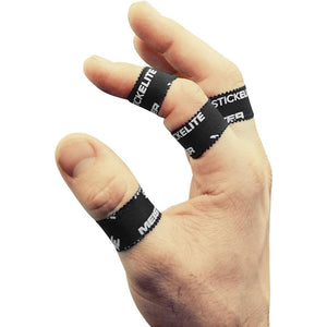 Meister StickElite Professional Porous Athletic Tape for Fingers & Toes - 15yd x 1/2" - Black - 2 Rolls