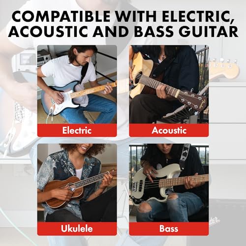 Buy now Fender FT-1 Professional Guitar Tuner Clip On, Stocking Stuffers, Guitar Accessories, with 1-Year Warranty, Full-Range Chromatic Guitar Tuner with Dual-Rotating Hinges, A4 Calibration at indiglob india