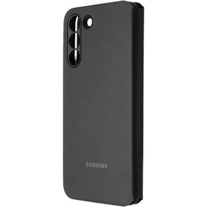 SAMSUNG Galaxy S22+ S-View Flip Cover, Protective Phone Case, Tap Control, Cutting Edge Design, US Version, Black, (EF-ZS906CBEGUS)