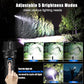 Buy now Goreit Super Bright LED Flashlight - 30W Output for 20000 Lumens & 3937ft Beam, USB-C Rechargeable with 12H Runtime, IP67 Waterproof Powerful Handheld Linternas for Home, Camping, Hiking, Emergency at indiglob india