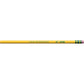 Ticonderoga Wood-Cased Pencils, Unsharpened, 2 HB Soft, Yellow, 12 Count