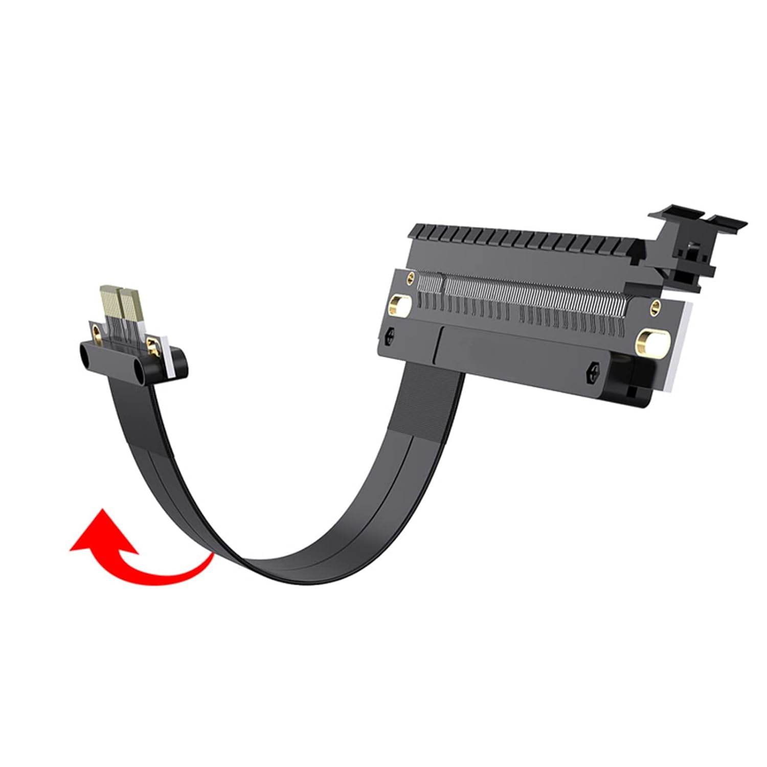 10Gtek PCIe 3.0 Extension Cable, X16 to X1, F to M, Straight to Straight, Cable Length 20cm, P341FM1120 - My Store
