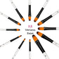 Filbert Paint Brushes Set, 12 PCS Artist Brush for Acrylic Oil Watercolor Gouache Artist Professional Painting Kits with Synthetic Nylon Tips