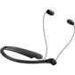 LG TONE Wireless Stereo Headset with Retractable Earbuds NP3, Black, Small