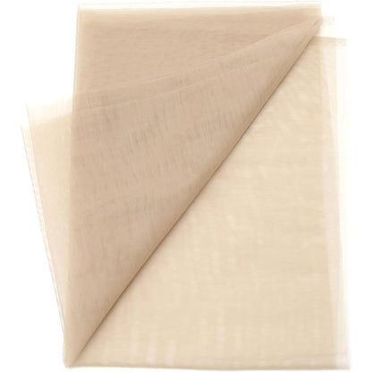 BTWTRY 1/2 Yard Transparent Lace Net Material for Wigs Making & Repair Wig Caps Closures and Frontals Foundation Wig Accessories 43inchx18inch (Transparent-1/2 Yard)