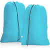 OTraki 2 Pack Laundry Bag Extra Large 28x45 Inch Drawstrings Laundry Hamper Liner Storage Bag XL Dirty Clothes Organizer Heavy Duty Laundry Bag for Home, Travel, Camping (Grey) - Turquoise Blue