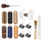 Buy now Bookbinding Kit - KOOTIKO Bookbinding Supplies, Hand Book Binding Starter Tools Set with Real Bone Folder,Paper Awl, Large-Eye Needles, Glue Brush, Wax Thread for Handmade DIY Books at indiglob india
