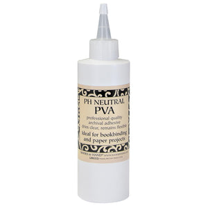Books By Hand, PH Neutral PVA Adhesive, Archival Quality and Acid-Free, Dries Clear - 8 Ounce