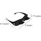Evelots Laying Down Reading Glasses - Look Down Bed Readers - High Definition - Lazy Bed Prism Spectacles Horizontal Glasses - Read and Watch TV in Bed - Use Over Your Glasses