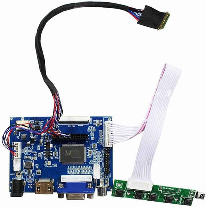 VSDISPLAY VGA 2AV LCD Controller Board Work for 14" 15.6'' b140xtn03.1 LP140WH1 BT140XW02 B156XW02 1366x768 LVDS 40Pin WLED Backlight LCD Panel