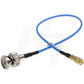 BNC to Microdot 10-32 50 Ohm RF Cable for Accelerometer Transducer Acoustic Vibration Test (2m, Straight)