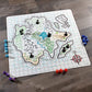 Buy now Double-Sided Role Playing RPG Game Mat- Reversible Silicone Battle Matte Grid w Hexes and Squares- XL 20"x20"-Foldable, Rollable, Wet Eraseable - Made for D&D Dungeons Dragons, Pathfinder and More at indiglob india