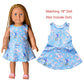 Buy now Girl & Doll Matching Dresses Floral Unicorn Clothes Summer Swing Dress 3t 4t at indiglob india