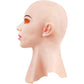 Kedejin Realistic Female Latex Mask, Cosplay Drag Queen Halloween Fancy Dress Headgear Head Cover Crossdressing Sissy Fancy Dress, White
