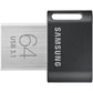 SAMSUNG FIT Plus 3.1 USB Flash Drive, 128GB, 400MB/s, Plug In and Stay, Storage Expansion for Laptop, Tablet, Smart TV, Car Audio System, Gaming Console, MUF-128AB/AM,Gunmetal Gray