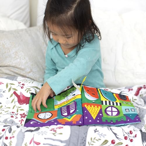 Buy now Melissa & Doug Soft Activity Baby Book - The Wonderful World of Peekaboo! Lift The Flap Busy Book for Toddlers, Sensory Toys for Babies and Toddlers at indiglob india
