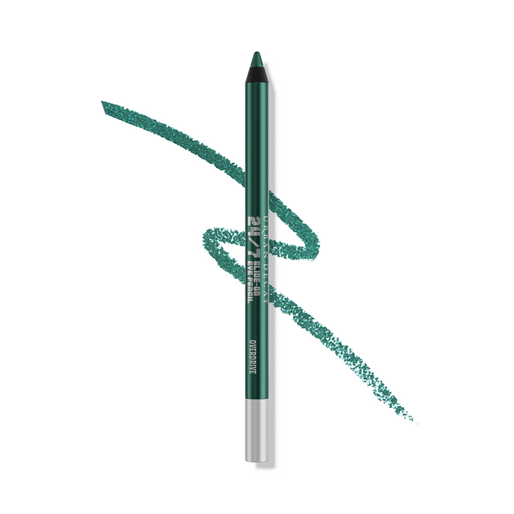 Buy now Urban Decay 24/7 Glide-On Waterproof Eyeliner Pencil - Smudge-Proof, Long-Lasting, Transfer-Proof, Up to 16HR Wear, Smooth No-Tug Formula, Hydrating Color Liner With Vitamin E & Jojoba Oil - 0.04 oz Overdrive (deep green metallic) at indiglob india
