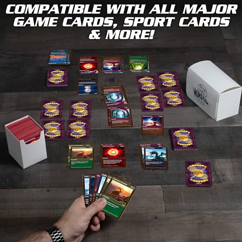 Buy now Monster Protectors Magnetic XL Double Deck Box - Black, Holds 200 TCG Cards, Self-Locking Closure -Travel Compact & Portable - Compatible with Pokémon Trading Cards - Fits Standard & Small Size at indiglob india