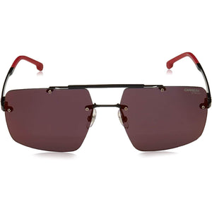 Carrera Men's 8034/Se Rectangular Sunglasses, Black/Red Mirrored, 61mm, 17mm - My Store