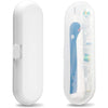 Fowecelt 2 Pack Electric Toothbrush Travel Case for Oral-B Pro and Other Electric Toothbrush, Portable Travel Toothbrush Holder (White & Clear) - White & Clear