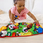 Buy now Melissa & Doug Take-Along Farm Baby and Toddler Play Mat (19.25 x 14.5 inches) With 9 Animals - Folds To Be Convenient Storage Bag for Travel at indiglob india