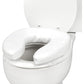 DMI Raised Toilet Seat Cushion and Cover to Add Extra Padding the while Relieving Pressure, Tear Resistant, FSA & HSA Eligible, 2 Inch Pad, White