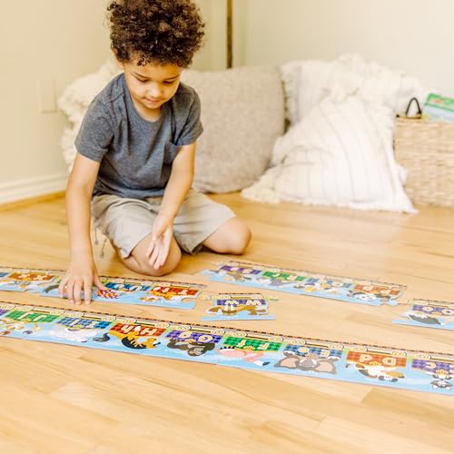 Buy now Melissa & Doug Alphabet Express Jumbo Jigsaw Floor Puzzle (27 pcs, 10 feet Long) - FSC Certified at indiglob india