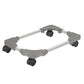 Buy now Liitrton Mobile CPU Stand Adjustable Computer Tower Stand with 4 Caster Wheels Fits Most PC (White) at indiglob india