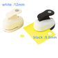 2PCS Circle Hole Puncher Shapes for Crafts (0.385 inch + 1/2 inch) Circle Cutter Paper Punch Set Scrapbooking Punches Bottle Caps for Crafts,Card Making, DIY Albums Photos (9.8mm+12mm)