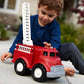 Buy now Green Toys Fire Truck - BPA , Phthalates Free Imaginative Play Toy for Improving Fine , Gross Motor Skills. for Kids,Red at indiglob india
